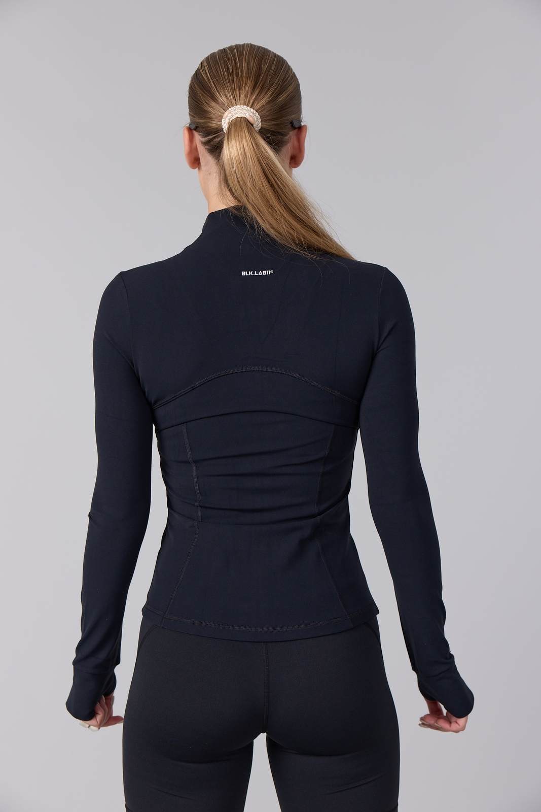 11ATTRACT FULL ZIP LS BLOUSE